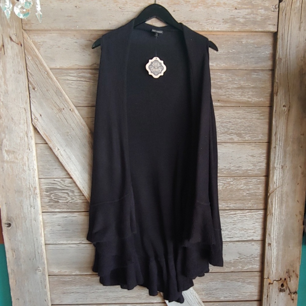 SOFT LONG CARDI VEST